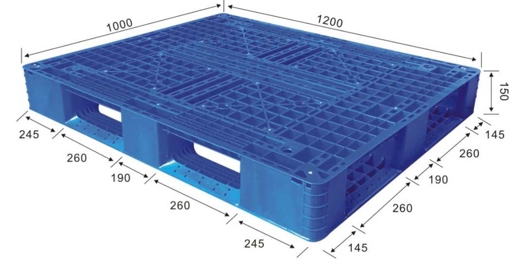 Heavy-Duty Multipurpose Industrial Plastic Pallet